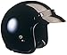 THH T-380 Black Large Open Face Helmet