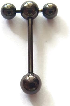 One Piece 14g 5/8 16mm Tongue Rings Ring Bar Barbell Stud Body Piercing Jewelry