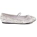 Search : 013-BALLET-G, 0" Heel Ballet Slipper with glitter Childrens. Halloween or Theatre Costume Shoes by Ellie Shoes