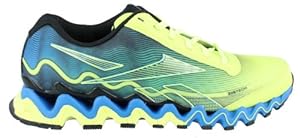 Reebok Men's Zigultra Running Shoe,Neon Yellow/Risk Blue/Black,10.5 M US
