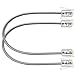 (2 Pack) 6 Inch Telephone Cord Short RJ11 6P4C Male to Male
