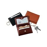 Royce Leather Wallet W/Removable Key Ring