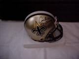 Archie Manning Hand Signed Autographed New Orleans Saints Riddell Football Mini Helmet