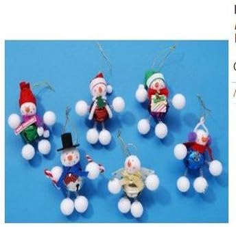 Christmas Snowman Bell Ornament Kit Party Accessory