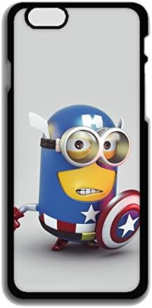 iphone 6s 6 case Captain minion despicable me-2 hardshell black case for iphone 6S (4.7')