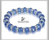 Bracelet Swarovski Inspired Crystal Lt. Sapphire BRS004