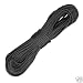 Black 550 Lb Test 50' Nylon Braided Parachute Cord