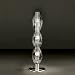 Eurofase TB-3BEB Be-Bop 3 Lights Table Lamp Clear Shade with Satin Nickel Finish