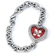 Nebraska Cornhuskers Gametime Heart Bracelet/Watch