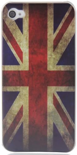 LeexGroup® Vintage Retro Unique Slim UK England National Flag Hard Back Case Cover For Apple iPhone 4 4G 4s