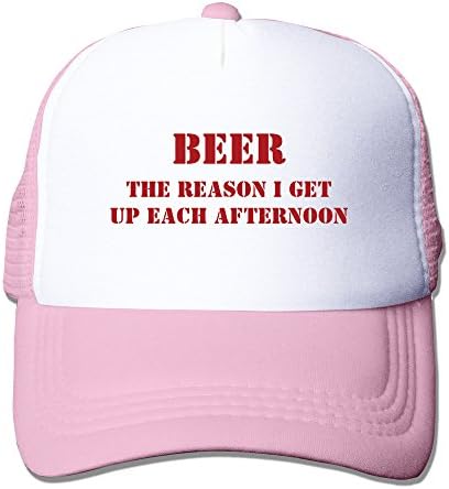 WZN Beer The Reason I Get Up Each Afternoon Hat With Pink
