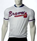 MLB Atlanta Braves Women's Cycling Jersey, White, X-Small