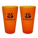 NFL Cincinnati Bengals 2 Pack Colored Frosted Pints