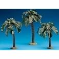 3-Piece Fontanini 5" Multiple Height Village Palm Tree Set #56572