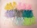 100 pcs Organza Drawstring Pouches Gift Bags Assorted Colors 3x4.5 inches
