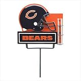 Nfl Rain Gauge Garden Stake Chicago Bears Collectible