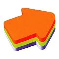 Post-it Arrow Shaped Notes Pad of 225 Sheets Neon Orange and Green Ref 2007A