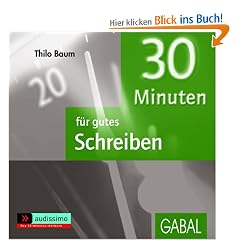 30 Minuten f�r gutes Schreiben. CD