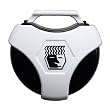 Brain-Pad Antimicrobial Mouthguard Storage Case (Black/White)