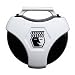 Brain-Pad Antimicrobial Mouthguard Storage Case (Black/White)