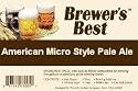 American Micro Style Pale Ale Extract Beer Brewing Kit