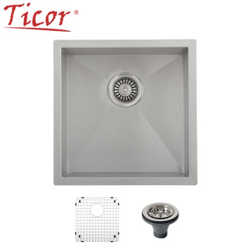 Ticor Undermount 16 Gauge Stainless Steel Kitchen Sink