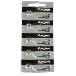 5 321 Energizer Watch Batteries SR616SW Battery Cell
