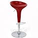 Alpha Contemporary Bombo Style Adjustable Barstool