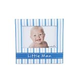 Mud Pie Baby Little Prince Blue Twill Photo Frame,... by Mud Pie