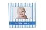 Mud Pie Baby Little Prince Blue Twill Photo Frame, Little Man
