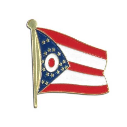 Ohio Flag Lapel Pin