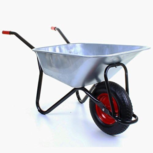 Marko Tools Wheelbarrow Garden Wheel Barrow Extra Large 100KG Pneumatic Tyre 100 Litre Cart by Marko Tools