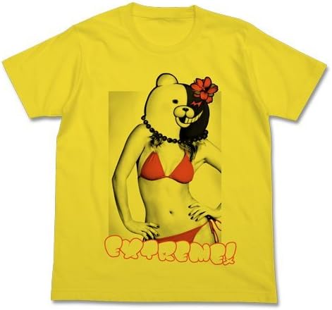 Danganronpa 2: Goodbye Despair mono bear Extreme T-shirt yellow size: S