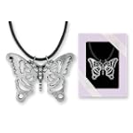 SAVE $5 - Silver Filigree Butterfly Pendant $9.99