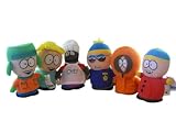 South Park Plush Collection - Kenny, Kyle, Cartman, Chef, Butters, and Cop Cartman Dolls
