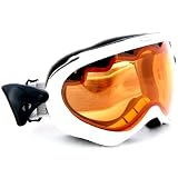 Oakley Wisdom Snow Goggle (Matte White w/ Persimmon Lens)