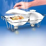 DOUBLE COVERED SERVING DISH