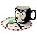 Peppermint Penguin Plate and Mug