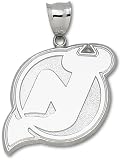 New Jersey Devils "Nj" Logo Giant Gold Plated Charm/Pendant