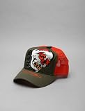 Ed Hardy - Ed Hardy Sex & Sin Hat in Olive/Orange