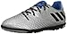 adidas Performance Kids' Messi 16.3 Turf Soccer Cleats, Silver Metallic/Black/Shock Blue, 4 M US Big Kid