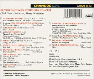 Cover image : British Bandsman Centenary Concert