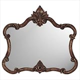 IMAGE OF Aged Copper Pediment Mirror