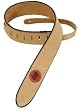 Levy's MSS3 Standard Suede Leather Guitar Strap, Tan