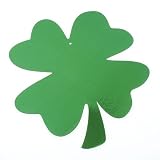 36 Foil SHAMROCKK Cutouts/PARTY DECOR/Classroom/IRISH BAR Decorations/4 with Hole for Easy Hanging/ST PATRICK