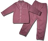 Claiborne Mens Long-sleeve, long-leg Coat-style Broadcloth Pajamas - ON SALE