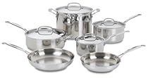 Cuisinart 77-10 Chef's Classic Stainless Steel 10-Piece Cookware Set Cuisinart 77-10 Chef's Classic Stainless Steel 10-Piece Cookware Set