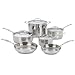 Cuisinart 77-10 Chef's Classic Stainless 10-Piece Cookware Set