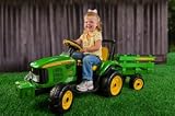 John Deere Power Tractor With Trailer 12 Volt Vehicle