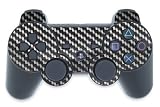 Playstation 3 Controller Skin Black Carbon Fiber Weave